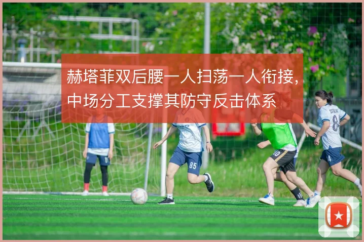 赫塔菲双后腰一人扫荡一人衔接，中场分工支撑其防守反击体系